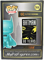 Batman (Light Blue Chrome) from Batman - Batman 80 Years Pop! manufactured by Funko [Back]