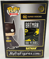 Batman (Red Metallic) from Batman - Batman 80 Years Pop! manufactured by Funko [Back]