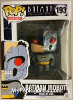 Batman (Robot) (Half Robot Head) from Batman - Batman Animated Series Pop! manufactured by Funko [Front]