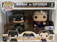 Batman vs Superman (Metallic) from Batman - Batman v Superman Pop! manufactured by Funko [Front]