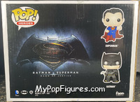 Batman vs Superman from Batman - Batman v Superman Pop! manufactured by Funko [Back]