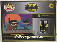 Batman and Robin (New Look Batman 1964) from Batman - Batman 80 Years Pop! manufactured by Funko [Back]