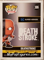 Deathstroke from Batman - Batman Pop! manufactured by Funko [Back]