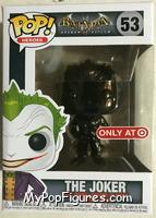 Joker (Black Chrome) from Batman - Batman Arkham Asylum Pop! manufactured by Funko [Front]