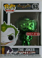 Joker (Green Chrome) from Batman - Batman Arkham Asylum Pop! manufactured by Funko [Front]