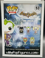 Joker (Purple Chrome) from Batman - Batman Arkham Asylum Pop! manufactured by Funko [Back]