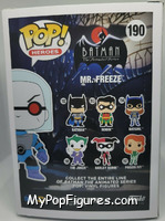 Mr. Freeze from Batman - Batman Animated Series Pop! manufactured by Funko [Back]