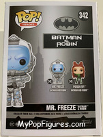 Mr. Freeze (Batman and Robin) (Frosted Suit) from Batman - Batman & Robin Pop! manufactured by Funko [Back]