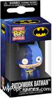 Patchwork Batman from Batman - Patchwork Pop! Keychains manufactured by Funko [Front]