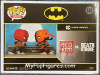 Red Hood vs. Deathstroke (Comic Moments) from Batman - Batman Pop! manufactured by Funko [Back]