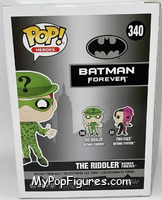 Riddler from Batman - Batman Forever Pop! manufactured by Funko [Back]