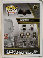 Superman (False God) from Batman - Batman v Superman Pop! manufactured by Funko [Back]