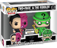 Two-Face & Riddler (Glow in the Dark) from Batman - Batman Forever Pop! manufactured by Funko [Front]