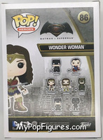 Wonder Woman (Patina) from Batman - Batman v Superman Pop! manufactured by Funko [Back]