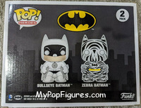 Zebra / Bullseye Batman from Batman - Batman Pop! manufactured by Funko [Back]