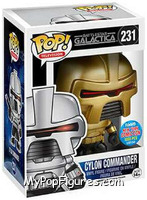 Cylon Commander (Gold) from Battlestar Galactica - Pop! Vinyl Figures manufactured by Funko [Front]