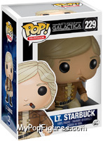 Lt. Starbuck (Brown Jacket) from Battlestar Galactica - Pop! Vinyl Figures manufactured by Funko [Front]