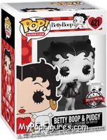 Betty Boop & Pudgy (Black & White) from Betty Boop - Pop! Vinyl Figures manufactured by Funko [Front]