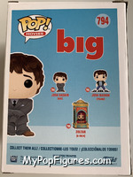 Josh Baskin (Kid) from big - Pop! Vinyl Figures manufactured by Funko [Back]