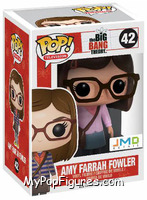 Amy Farrah Fowler (Purple Shirt) from Big Bang Theory - Pop! Vinyl Figures manufactured by Funko [Front]