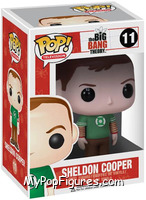 Sheldon Cooper (Green Lantern Shirt) from Big Bang Theory - Pop! Vinyl Figures manufactured by Funko [Front]