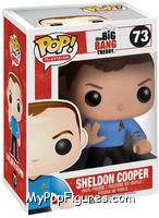 Sheldon Cooper (Star Trek) from Big Bang Theory - Pop! Vinyl Figures manufactured by Funko [Front]