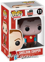 Sheldon Cooper (Flash Shirt) from Big Bang Theory - Pop! Vinyl Figures manufactured by Funko [Front]