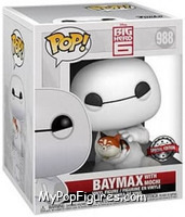 Baymax (with Mochi) from Big Hero 6 - Pop! Vinyl Figures manufactured by Funko [Front]