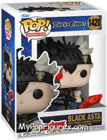 Black Asta from Black Clover - Pop! Vinyl Figures manufactured by Funko [Front]