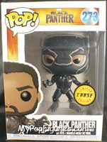 Black Panther (Masked) (Chase) from Black Panther - Pop! Vinyl Figures manufactured by Funko [Front]