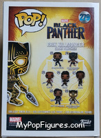 Erik Killmonger (Glow Panther) from Black Panther - Pop! Vinyl Figures manufactured by Funko [Back]