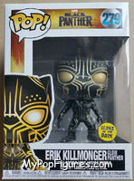 Erik Killmonger (Glow Panther) from Black Panther - Pop! Vinyl Figures manufactured by Funko [Front]