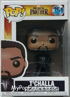 T'Challa (Black Clothes) from Black Panther - Pop! Vinyl Figures manufactured by Funko [Front]