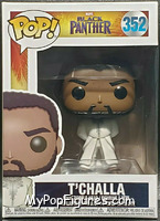 T'Challa (White Clothes) from Black Panther - Pop! Vinyl Figures manufactured by Funko [Front]