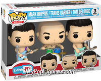 Mark Hoppus / Travis Barker / Tom Delonge from Blink 182 - Pop! Sets manufactured by Funko [Front]