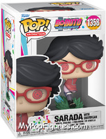 Sarada (with Sharingan) from Boruto - Pop! Vinyl Figures manufactured by Funko [Front]