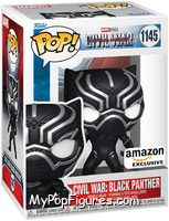 Black Panther from Captain America - Captain America Civil War Pop! manufactured by Funko [Front]