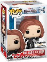 Black Widow from Captain America - Captain America Civil War Pop! manufactured by Funko [Front]