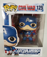 Captain America from Captain America - Captain America Civil War Pop! manufactured by Funko [Front]