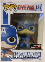 Captain America (Punching) from Captain America - Captain America Civil War Pop! manufactured by Funko [Front]