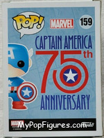 Captain America (Photon Shield) from Captain America - Captain America 75th Pop! manufactured by Funko [Back]