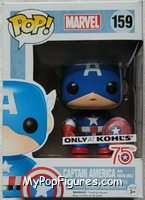 Captain America (Photon Shield) from Captain America - Captain America 75th Pop! manufactured by Funko [Front]