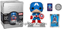 Captain America (25th Anniversary Tin) from Captain America - Pop! Vinyl Figures manufactured by Funko [Loose]