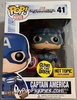 Captain America (Glows in the Dark) from Captain America - Captain America Winter Soldier Pop! manufactured by Funko [Front]