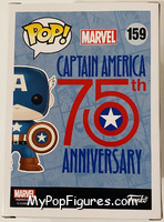 Captain America (Photon Shield) (Sepia) from Captain America - Captain America 75th Pop! manufactured by Funko [Back]