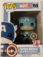 Captain America (Photon Shield) (Sepia) from Captain America - Captain America 75th Pop! manufactured by Funko [Front]