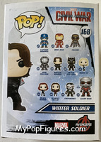 Winter Soldier (One-Arm) from Captain America - Captain America Civil War Pop! manufactured by Funko [Back]