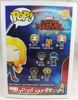 Captain Marvel (Glows in the Dark) from Captain Marvel - Pop! Vinyl Figures manufactured by Funko [Back]