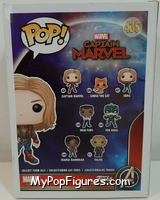 Captain Marvel (Jacket) from Captain Marvel - Pop! Vinyl Figures manufactured by Funko [Back]