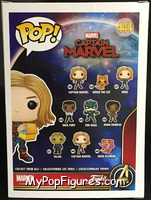 Captain Marvel (Tesseract) (Glows in the Dark) from Captain Marvel - Pop! Vinyl Figures manufactured by Funko [Back]